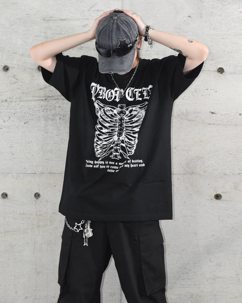 propcell Tシャツ Skeleton Tee ブラック – PROPCELL