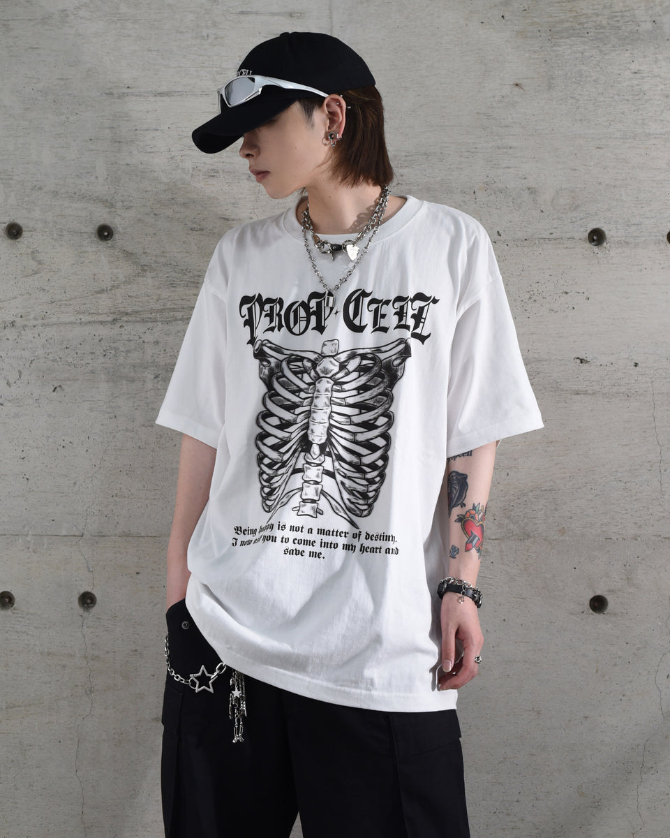 propcell Tシャツ Skeleton Tee ブラック – PROPCELL