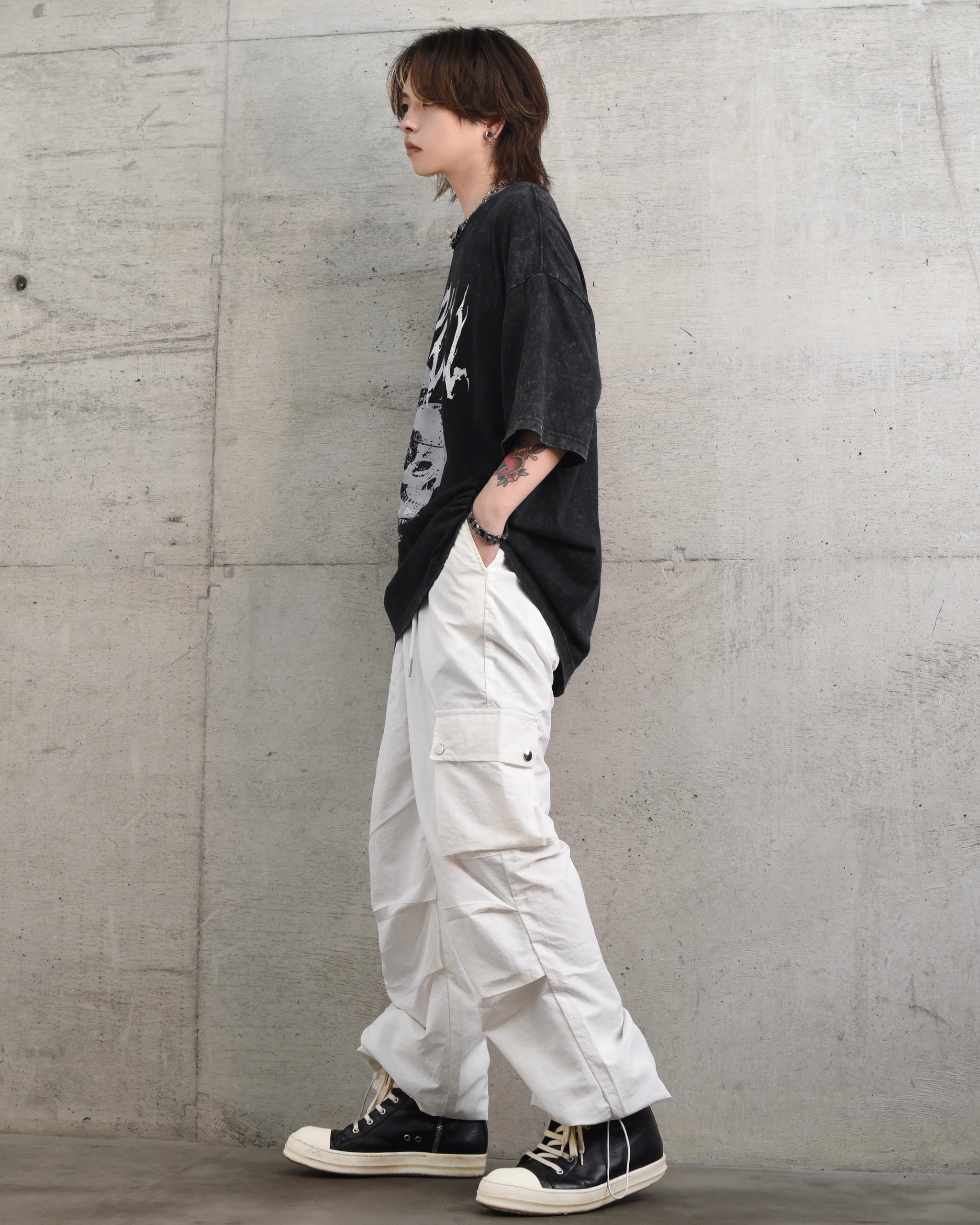 Snap Cargo Pants ホワイト – PROPCELL