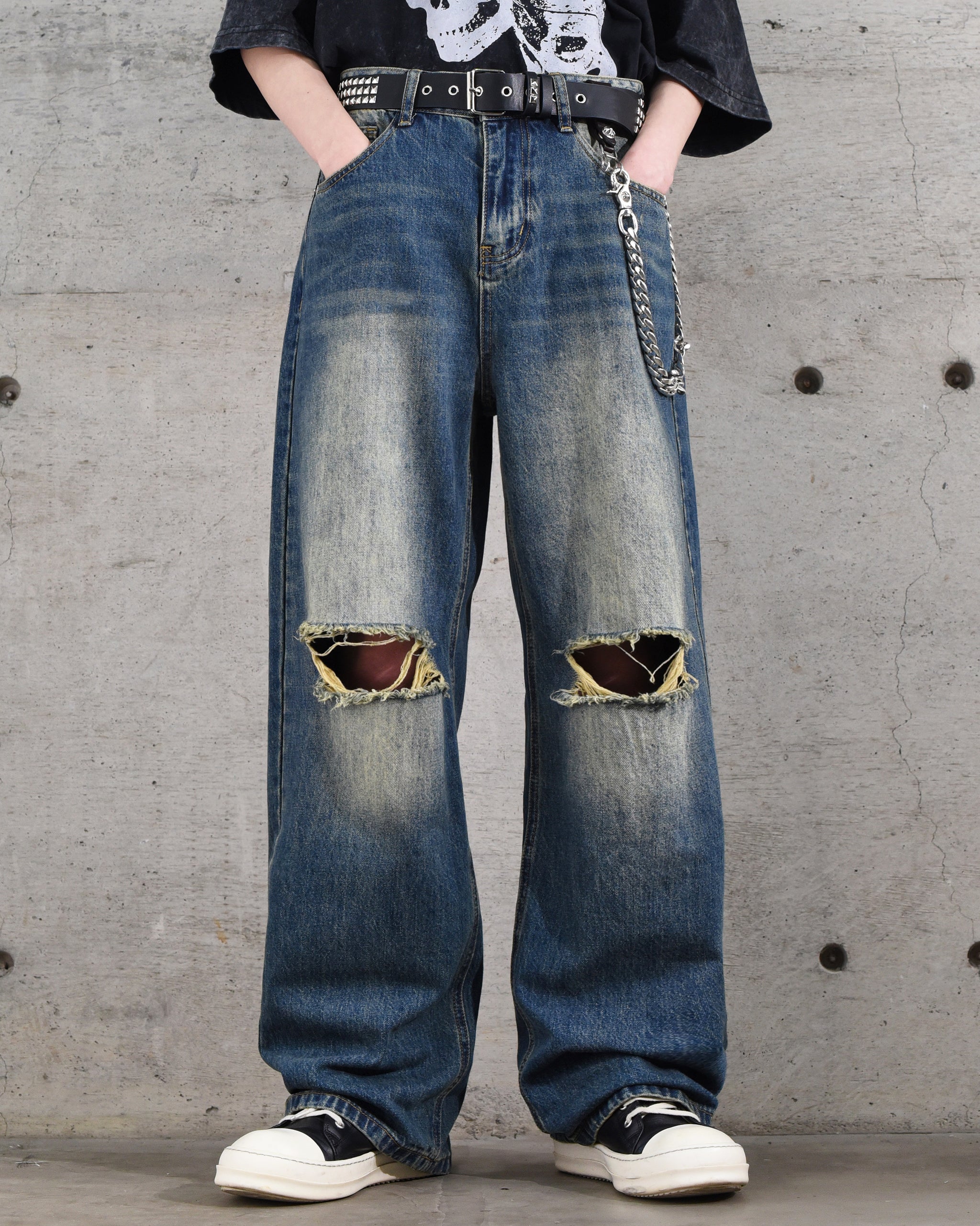 パンツ unsually Vintage Damaged Denim Vintage Damage Denim Pants – PROPCELL