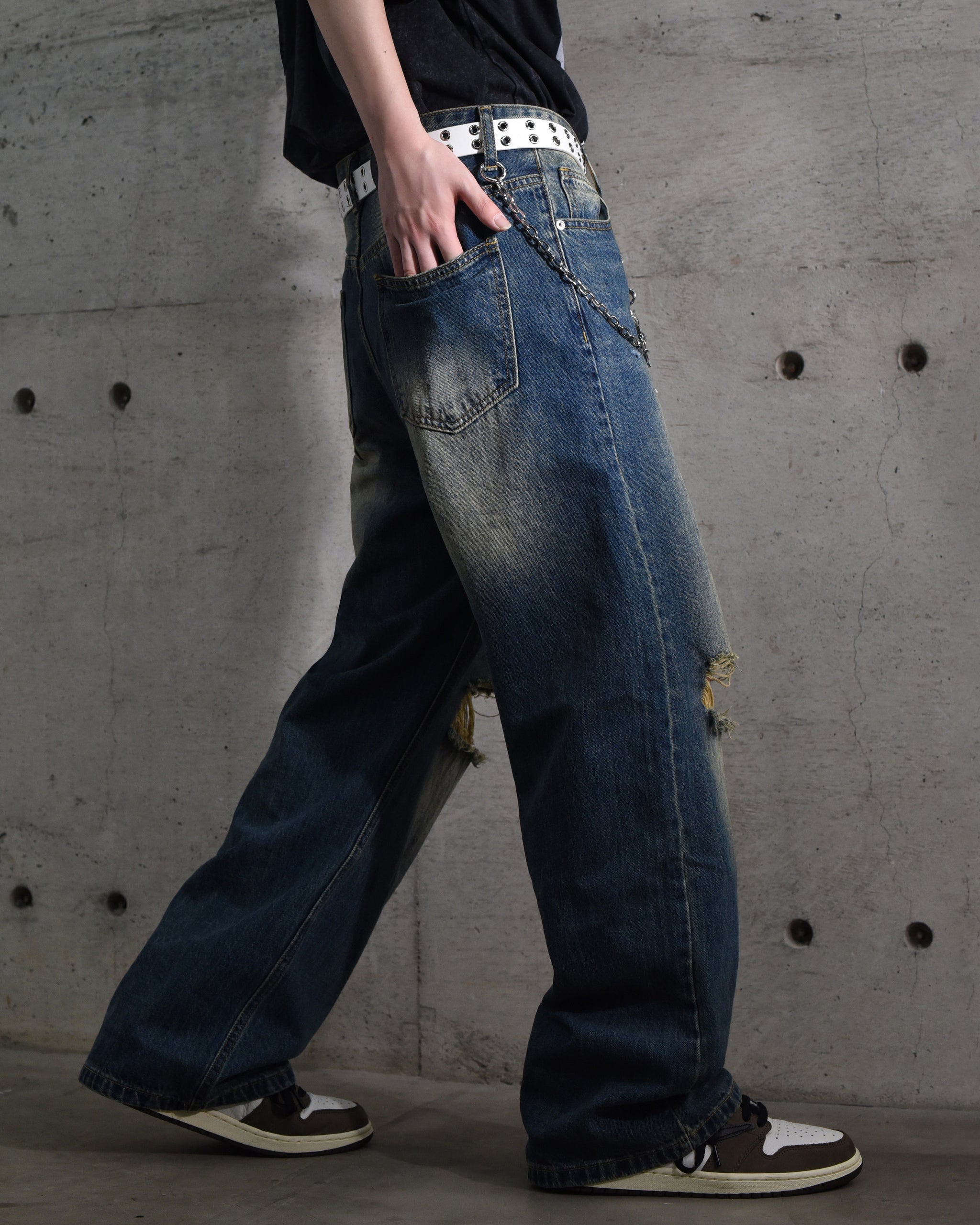 Vintage Damage Denim Pants – PROPCELL