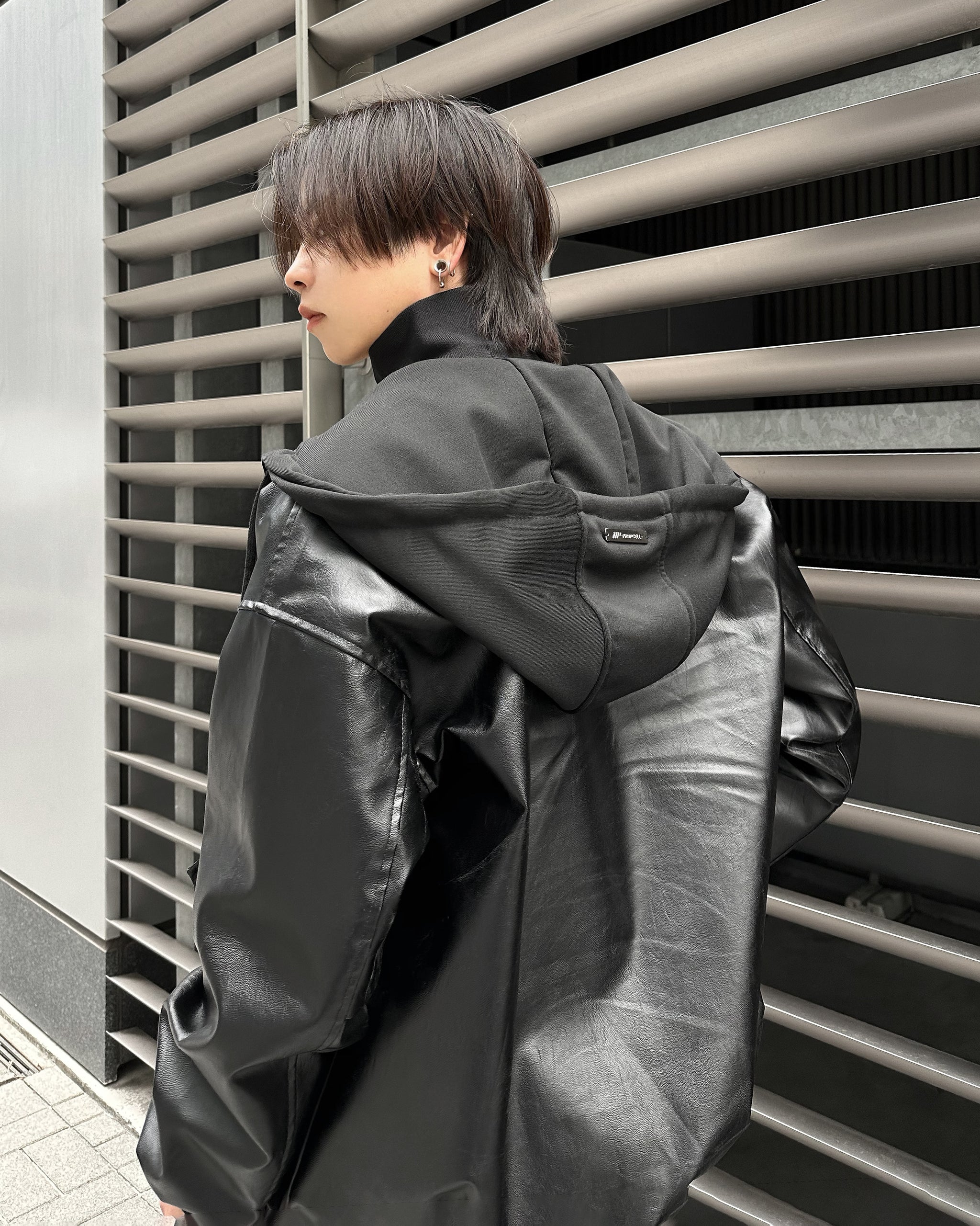 Leather Hooded Jacket – PROPCELL